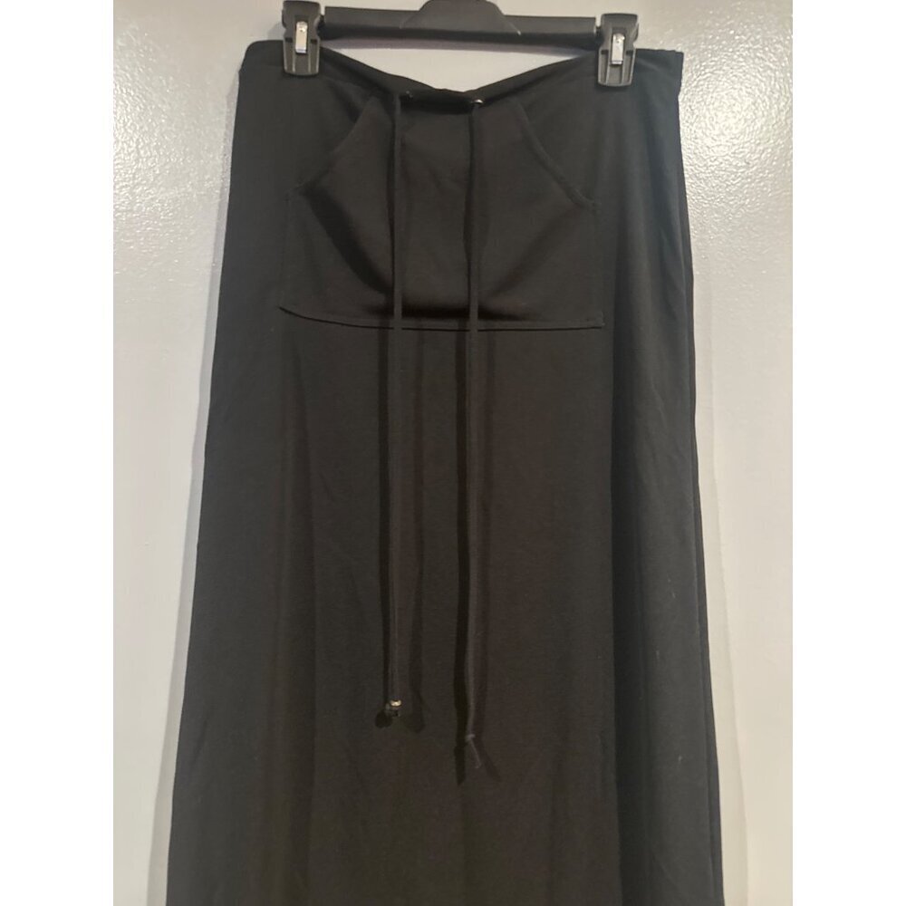 Derek Heart Women's Size M Black Maxi Skirt Y2K Whimsigoth Grunge Festival 2000s - Picture 2 of 6